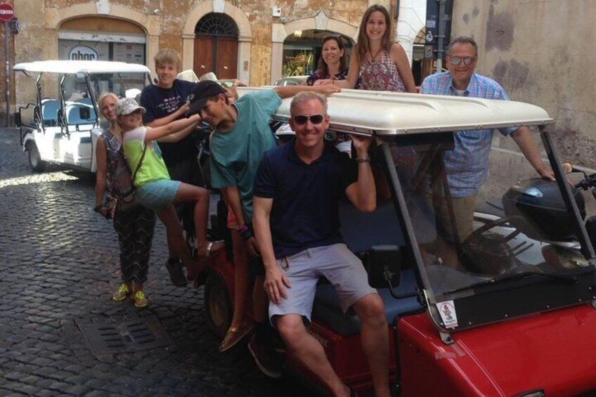 Rome by golf-cart private tour