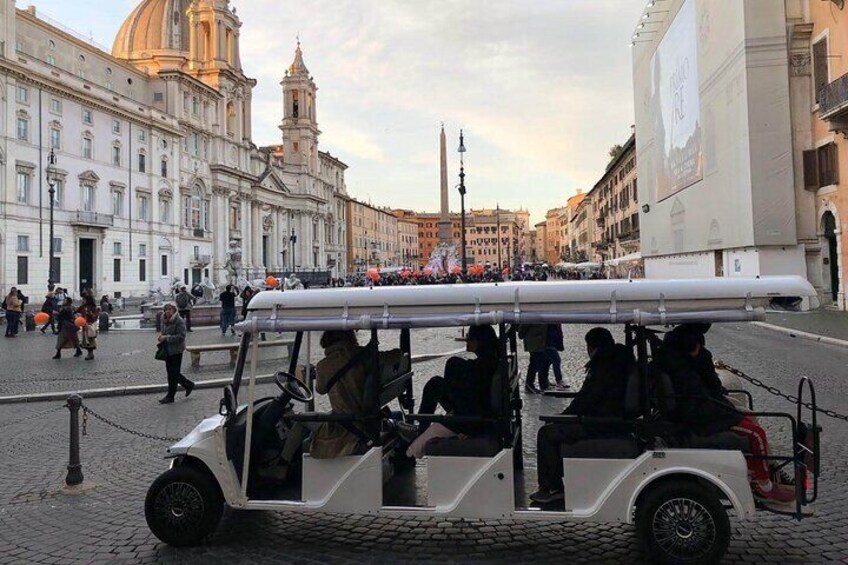 Rome by golf-cart private tour