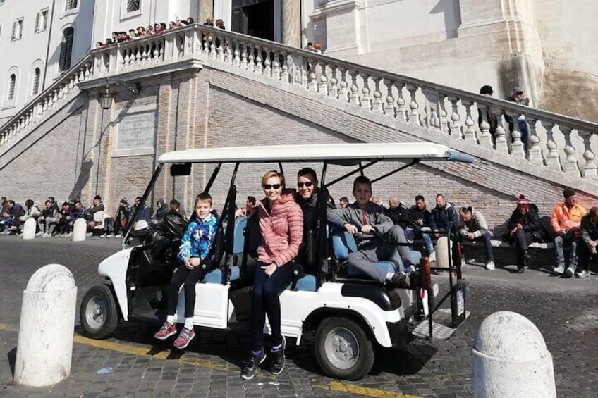 Rome by golf-cart private tour