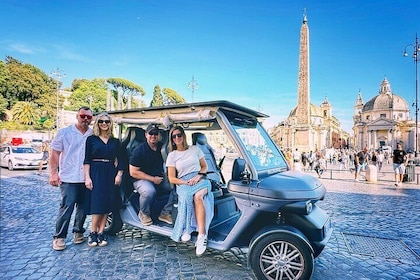 Beyond the Landmarks: Rome by Golf Cart Private Tour