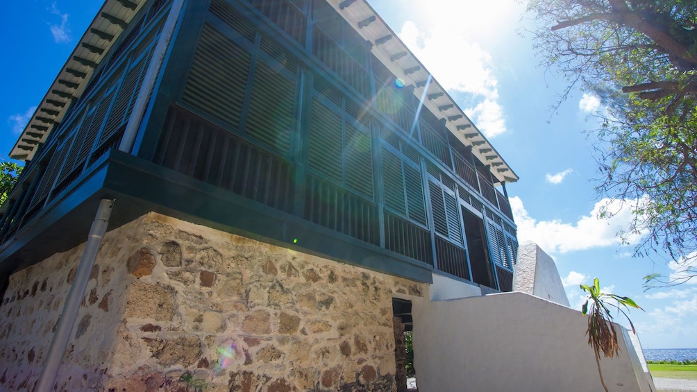 building in the sun at the Cayman Islands