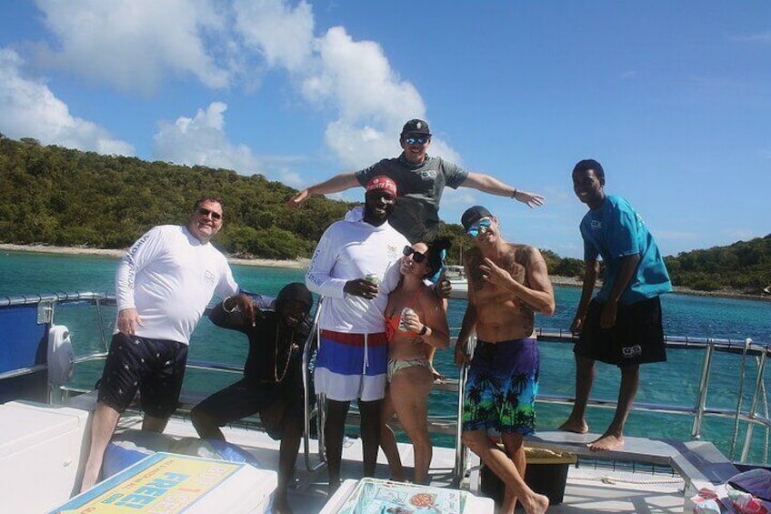 Afternoon Snorkel, Pizza & Sunset Tour departing from St. Thomas & St. John