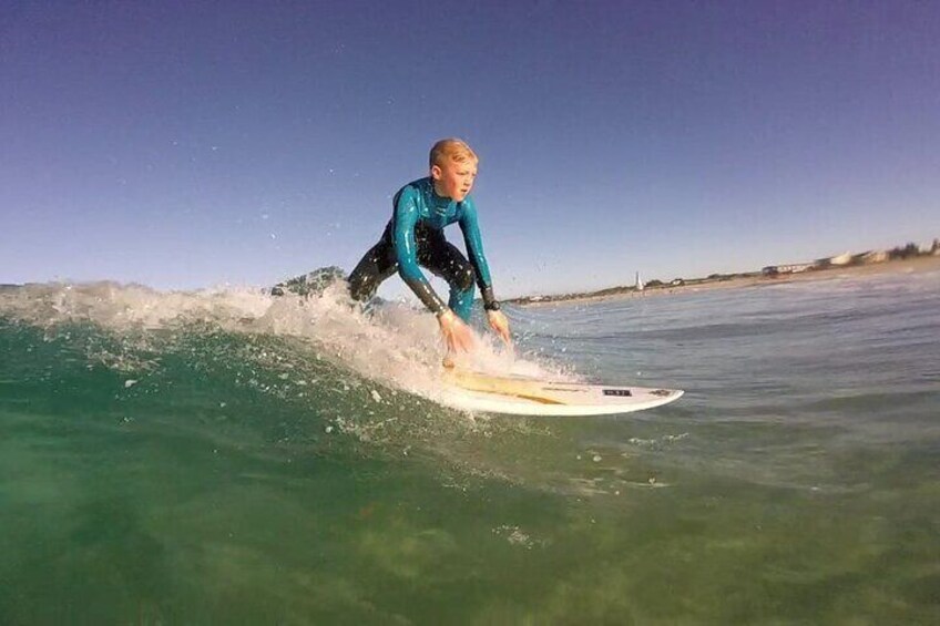 Surfing in J Bay main beach