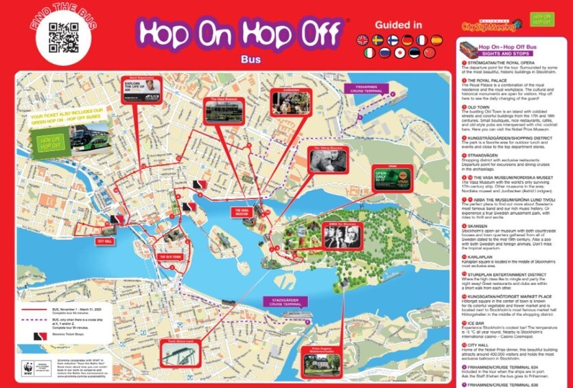 City Sightseeing Stockholm Hop-On Hop-Off Bus Tour