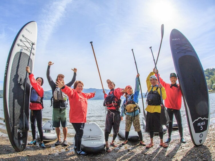 Lake Nojiri Stand-Up Paddleboarding Tour in Nagano