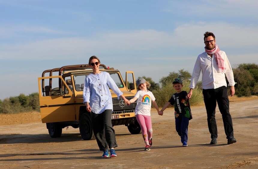 Dubai: Morning Safari by Vintage G Class at Al Marmoom Oasis