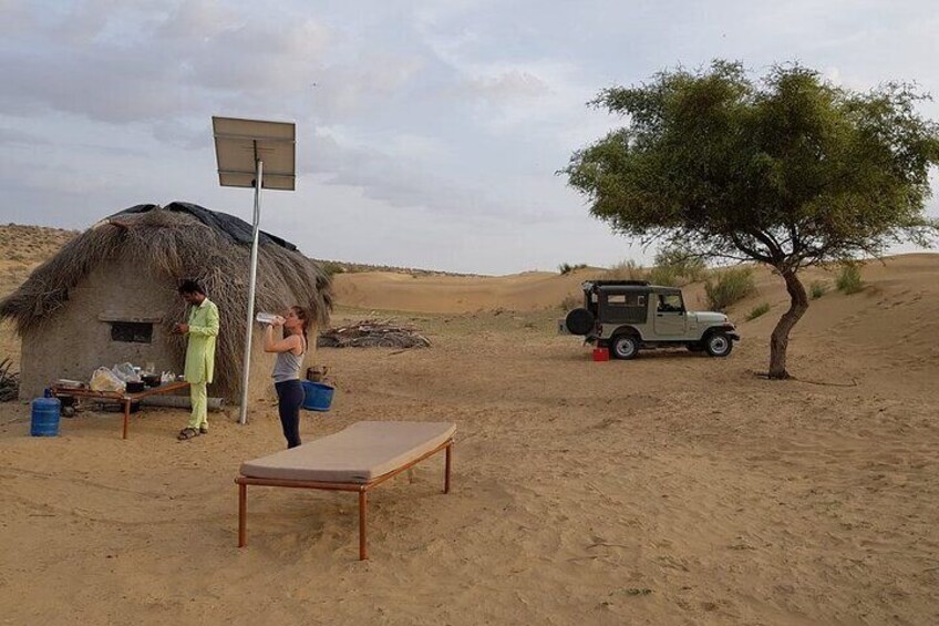 Half Day Overnight Desert Tour (Non Touristic)
