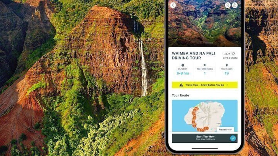 Waimea Canyon & Na Pali Driving Tour app