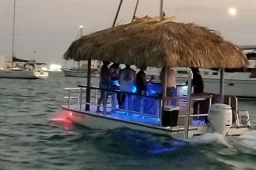 2-Hour Private Sunset Cruise on a Tiki Bar Boat in Key West