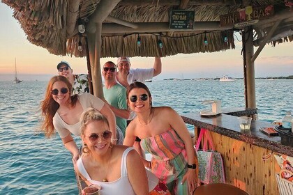 2-Hour Private Sunset Cruise on a Tiki Bar Boat in Key West
