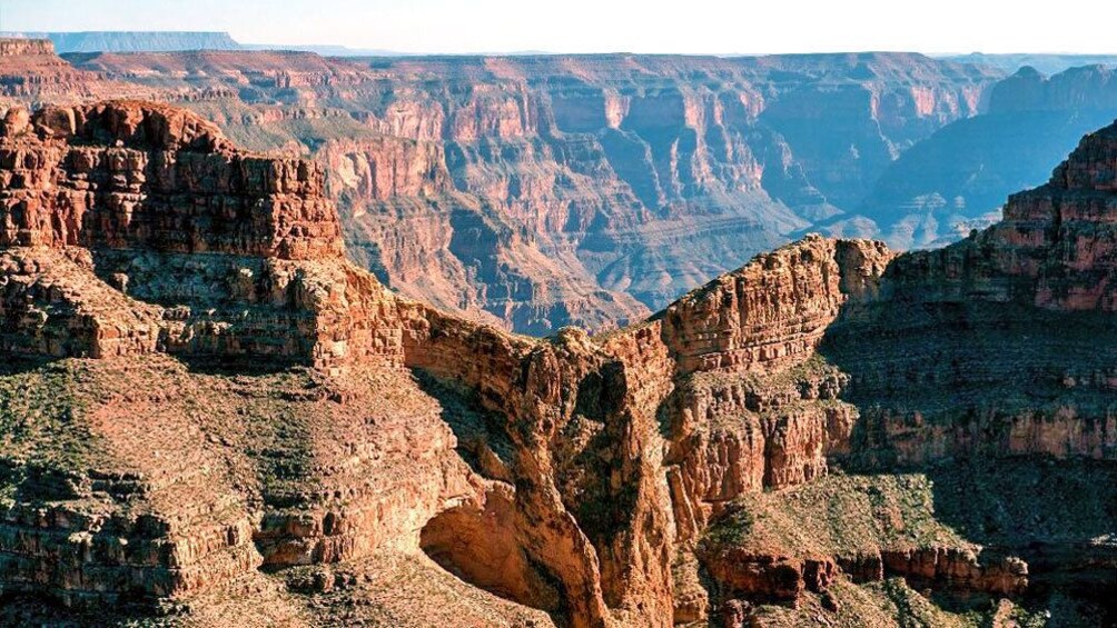 the rocky terrain of the Grand Canyon