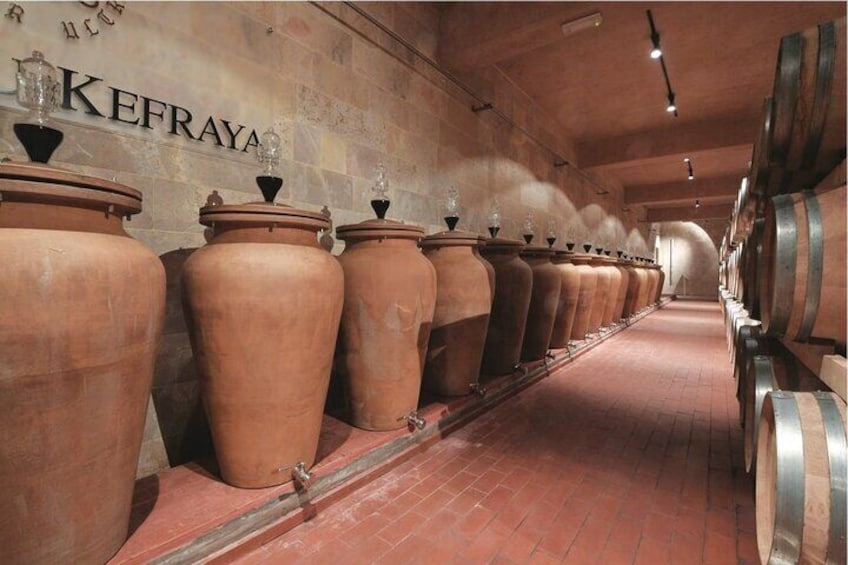 Chateau Kefraya wine cellar