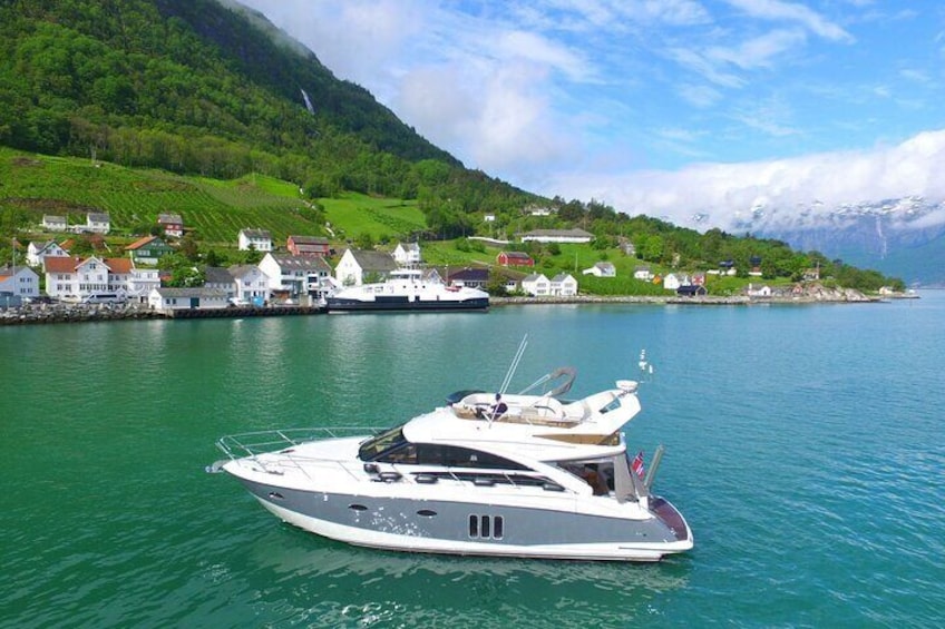 Our boat, M/Y Iselina Bella