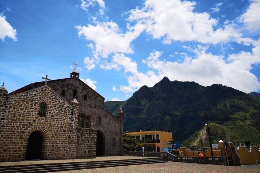 The "Rostro Maya" sacred mountain