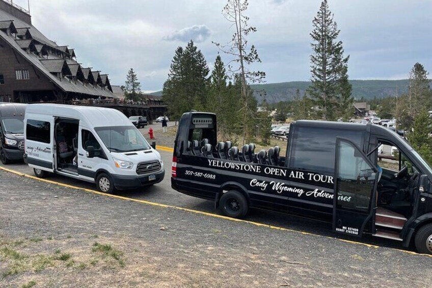 ALL INCLUSIVE!Yellowstone Open Air Tours Of Yellowstone National Park