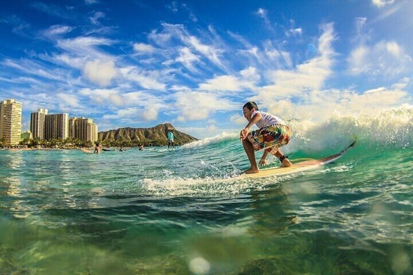 Private Surf Lesson at Waikiki Beach