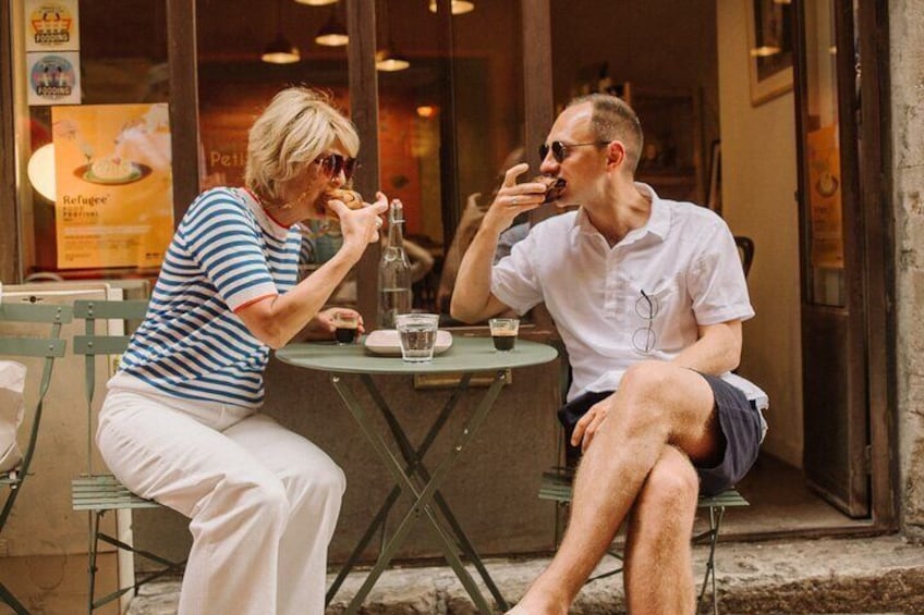 Food Tour + Wine Pairing Lunch with a local Sommelier