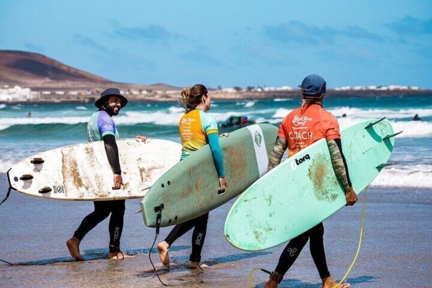 Our instructors will be always on your side, on the beach and in the water