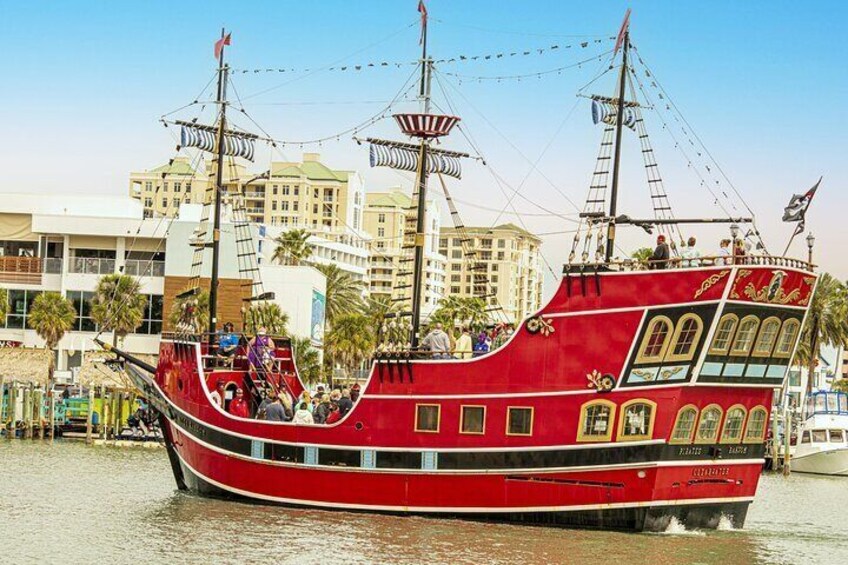 Clearwater Beach Pirate Cruise Adventure with Lunch & Transport From Orlando