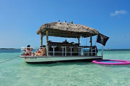 Key West Tiki Bar Bootsfahrt zur beliebten Sandbar