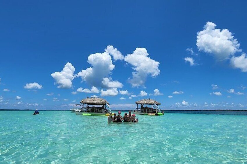 4-Hour Private Sand Bar Cruise on a Tiki Bar Boat in Key West