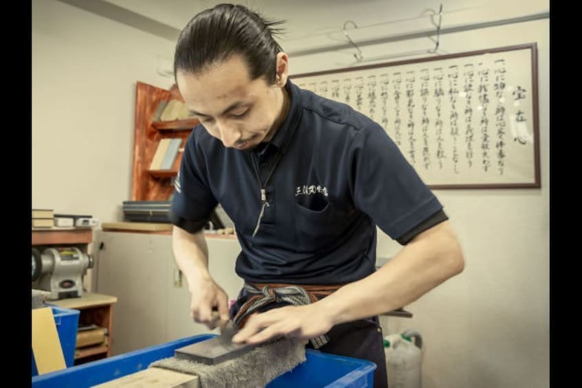 Show item 4 of 6. Choose and Sharpen a Japanese Knife in Nagoya With an Expert