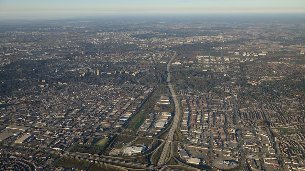 Aerial view of Toronto