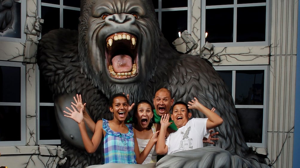 Family enjoying their time at the Hollywood Wax Museum - Pigeon Forge 