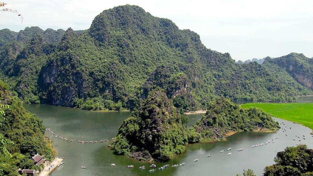 Aerial view of Vietnam 