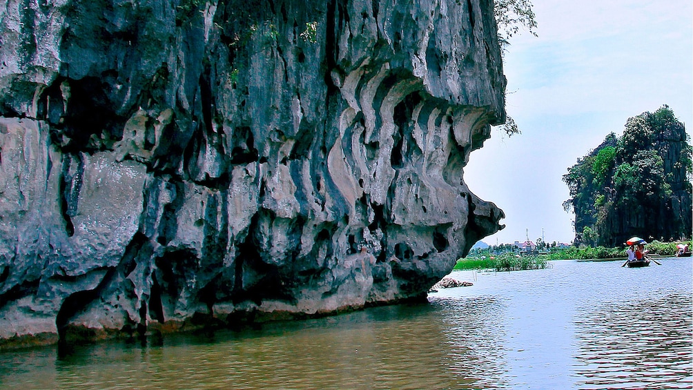 View of Tam Coc in Vietnam 