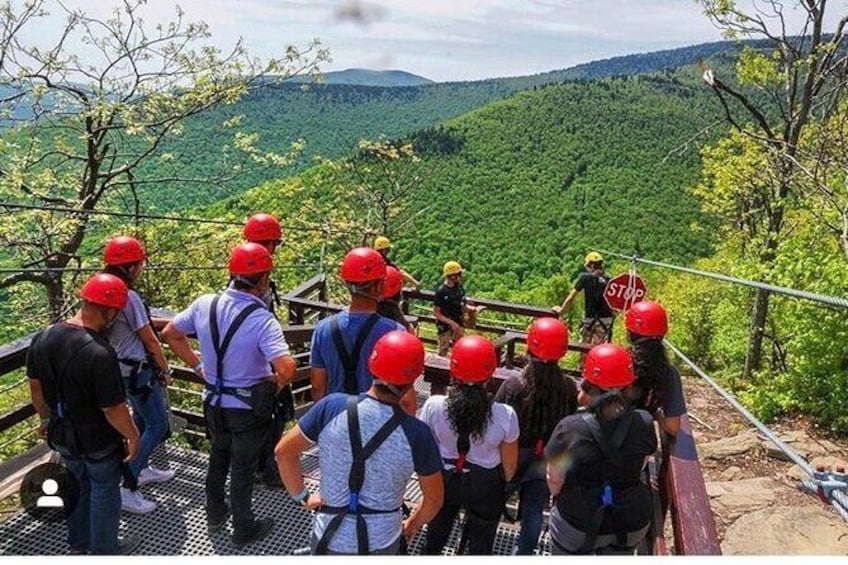 Show item 4 of 13. 2-Day Zip Lining and Waterfall Hike Trip in Catskills Mountain, NY