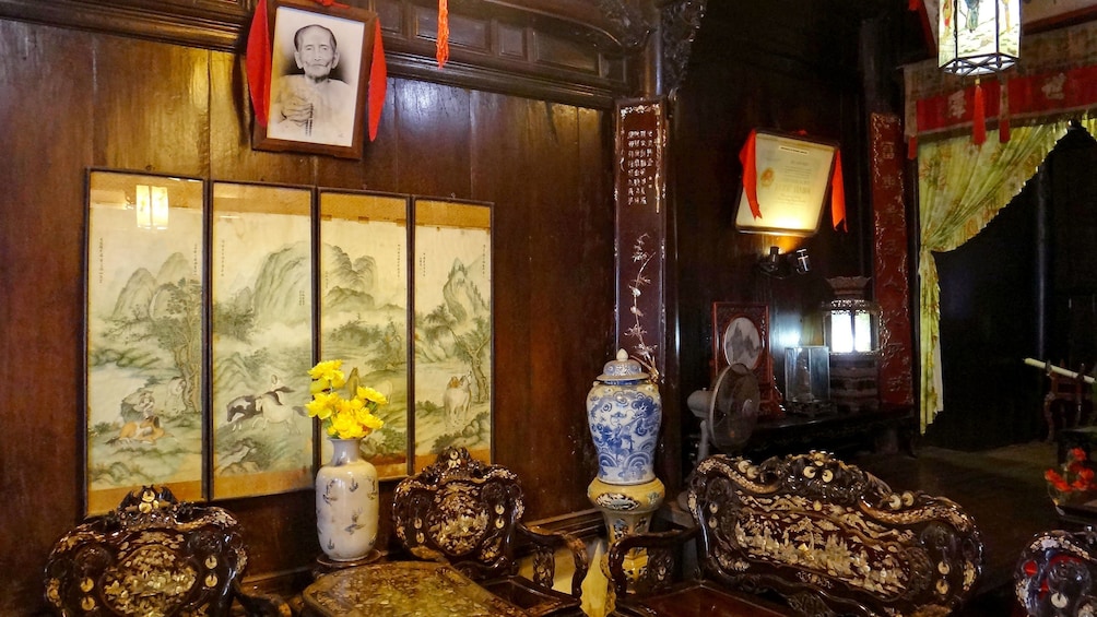 Inside a building in Hoi An 