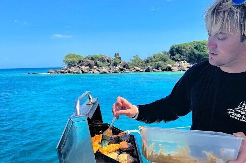 Sailing and Snorkeling Day Charter in Fajardo, Puerto Rico