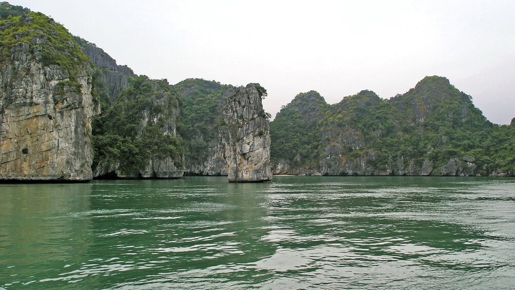 tall rocks and cliffs in Hanoi