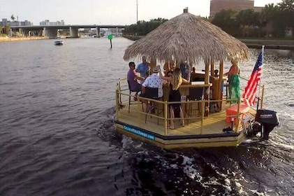 Tiki Boat - City centre Tampa - The Only Authentic Floating Tiki Bar