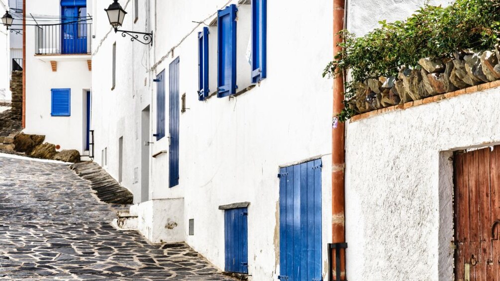 Cobblestone street of Cadaques