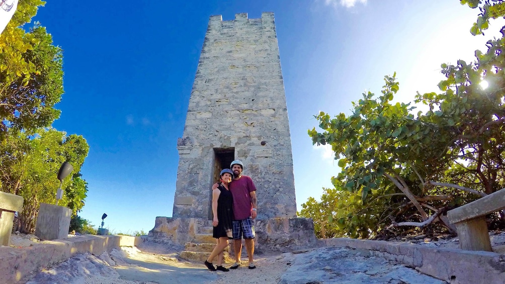 Show item 5 of 5. Couple on a tour of Grand Bahamas, Out Islands