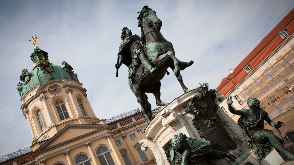 majestic statue outside of a building in Berlin