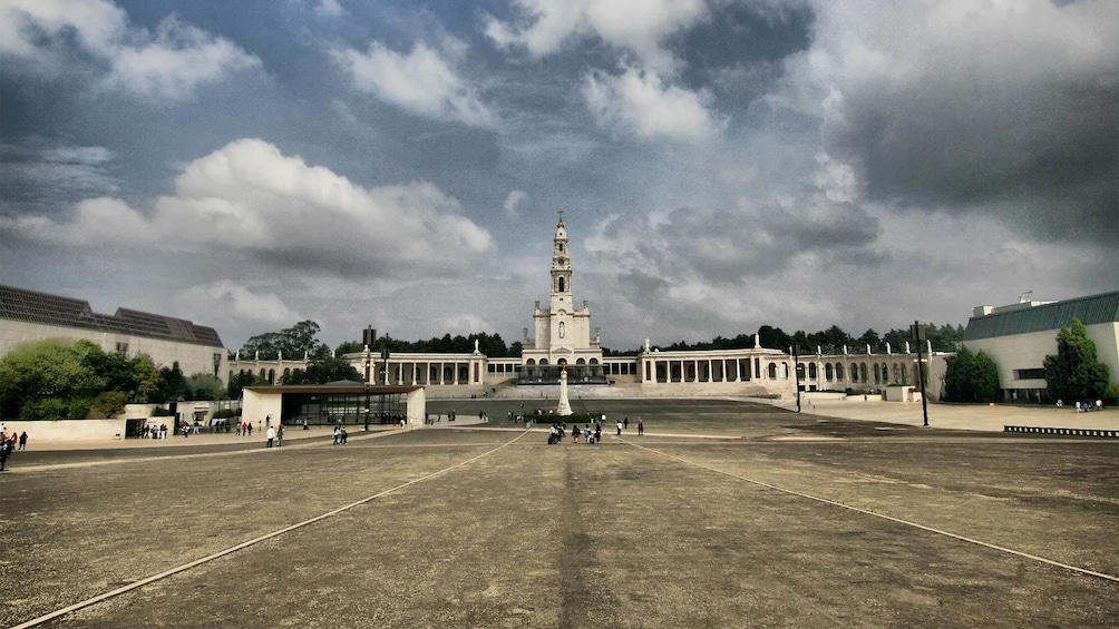Panoramic view of the Sanctuary of Fátima in Portugal 