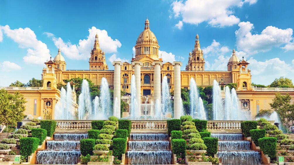 Beautiful view of Museu Nacional d'Art de Catalunya.