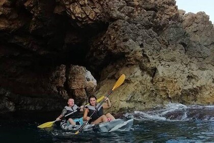 Kayak Jávea "portitxol" + Snorkelling + caves