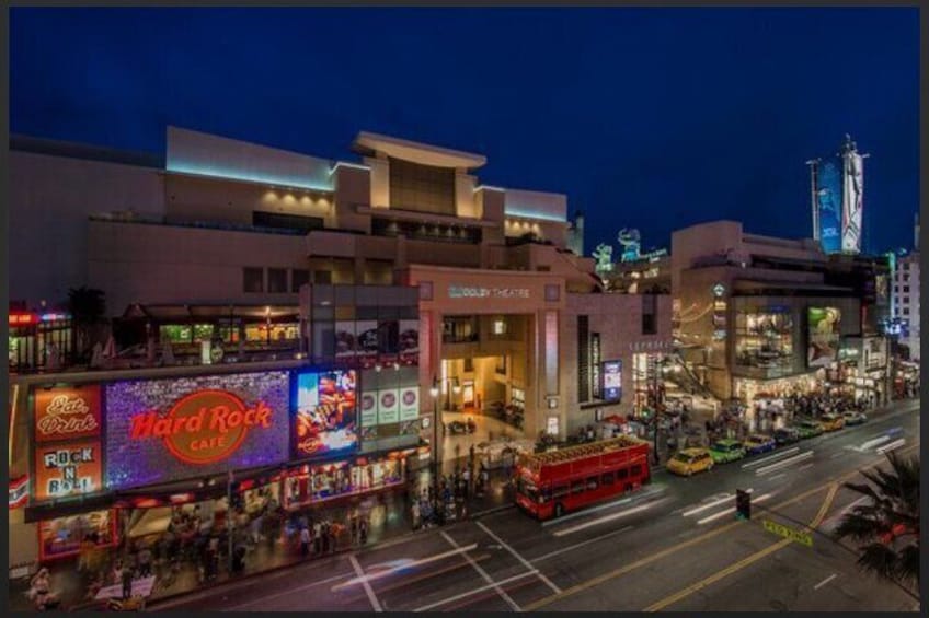 View of hollywood from above