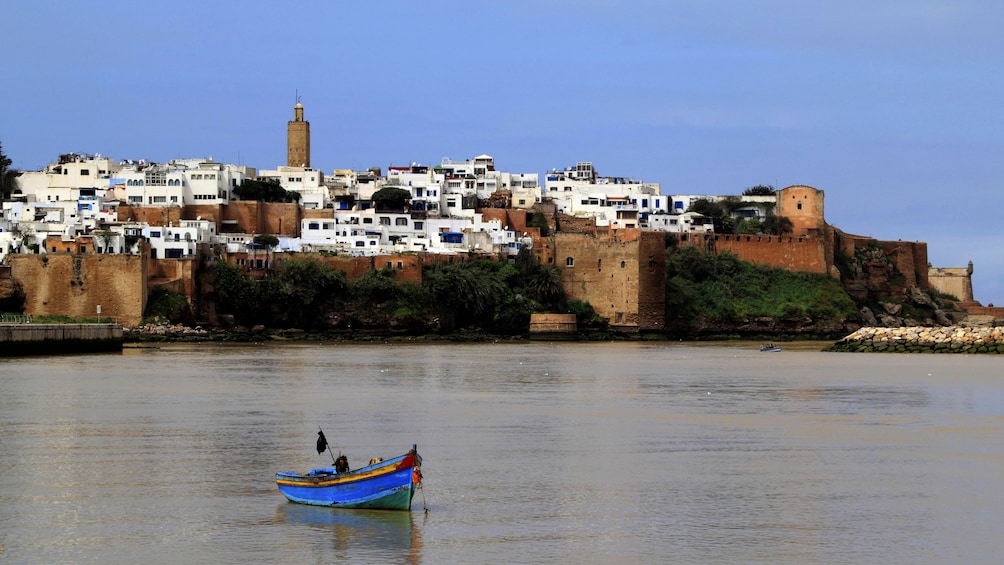 Rabat with a boat on the water