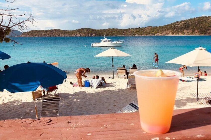 US Virgin Islands Beach Bar and Island Hop - Full Day!