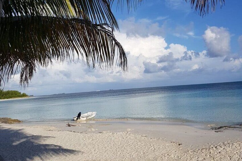 Beautiful beach on Rose Island (only 25 minutes away from Nassau harbor).