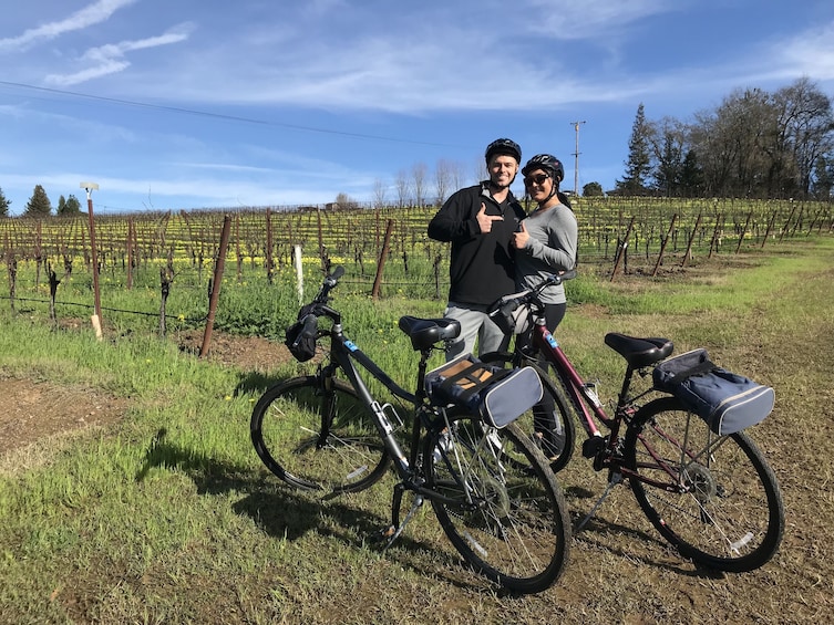 Healdsburg Cycling Wine Tour in Sonoma County