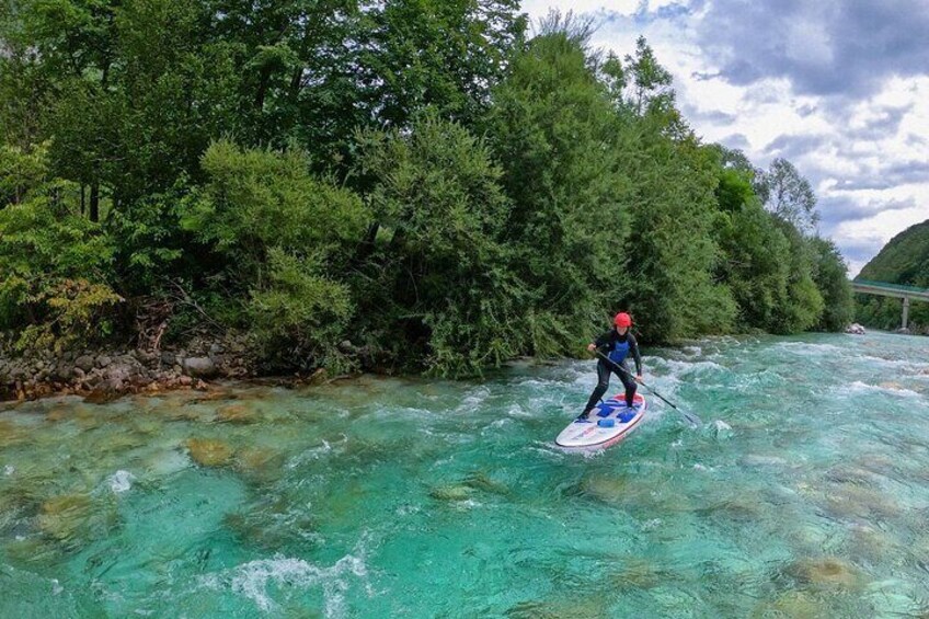 Enjoy the rapids on Soca river