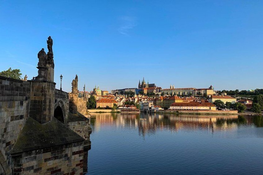 A view from Charles Bridge