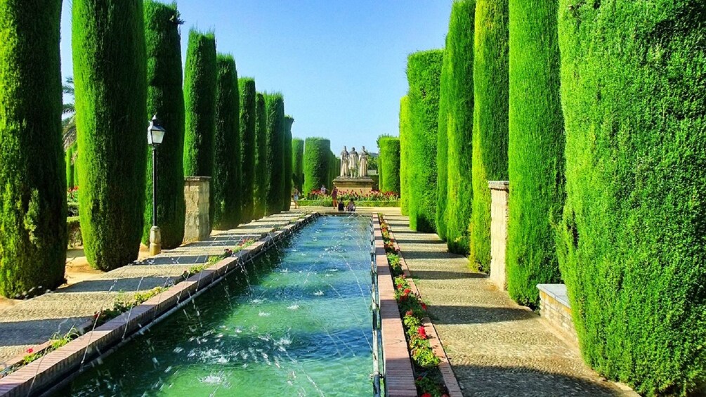 Water feature outside the Great Mosque of Cordoba