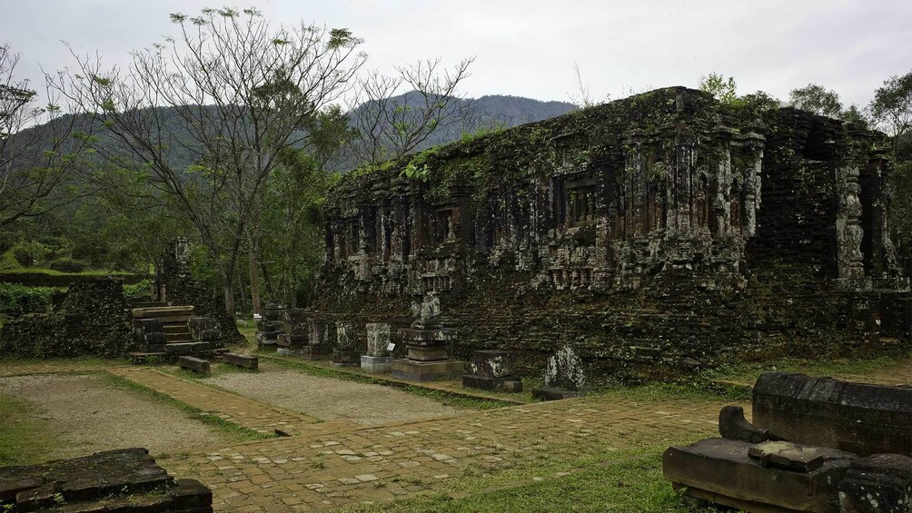 Ruins of old building in Hanoi